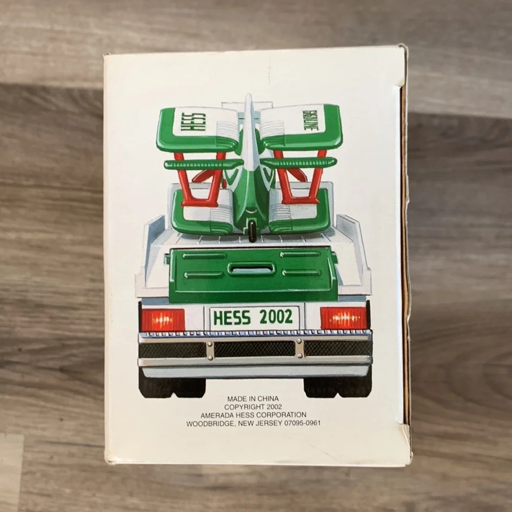 New 2002 Hess Gas Station Holiday Toy Truck & Airplane Air Plane Vintage NRFB